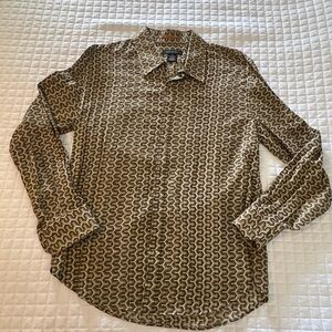 Men's Calvin Klein Patterned Button Down Shirt